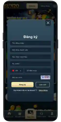 Đăng Ký Tài Khoản SUN20 Casino